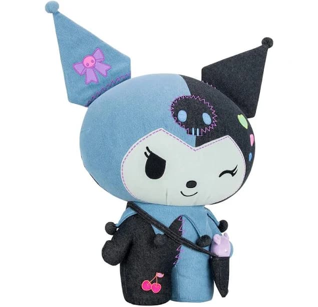 Kuromi 24" Ultra-Premier Denim Patchwork Plush (Limited Edition)