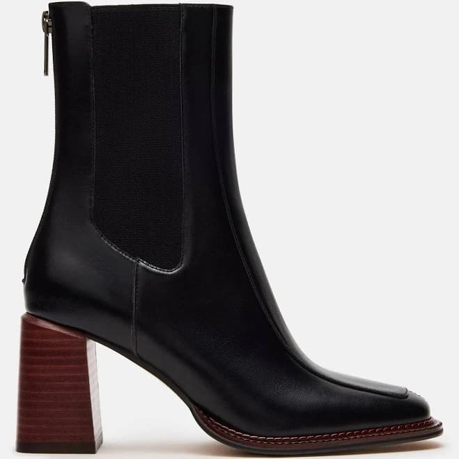 Steve Madden Women's Downtown Leather Chelsea Boots