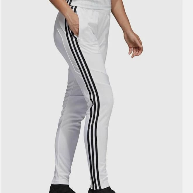 adidas Women's Slim-Fit 3-Stripes Cotton-Blend Jogger Pants