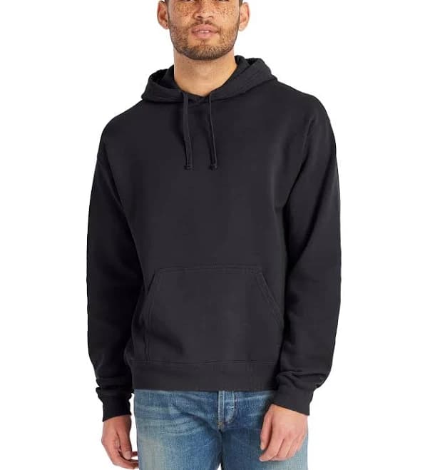 Hanes Men's Garment Dyed Fleece Hoodie