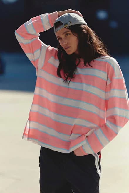 Free People FP Movement Printed Hustle Layer T-Shirt