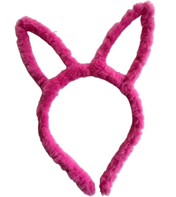 Fuzzy Bunny Ear Headband