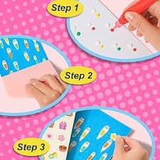 Amazon.com: Loodion Squeegee Art Kids Paint Kit, 35 Pieces DIY Rainbow Scratch Art, Rainbow Dot Painting Art Kits, Children Painting Crafts Creativity Set (3 Set) : Toys & Games