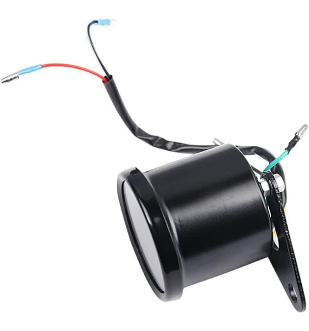 Universal Black LED Motorcycle Digital Speedometer Tachometer Oil Level Gauge
