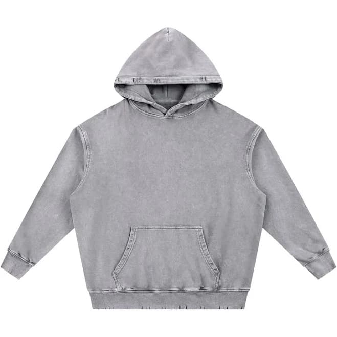 Goth Cloth Co. Hand- Frayed Heavyweight Hoodie