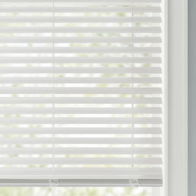 Blinds.com Custom White Faux Wood Blinds