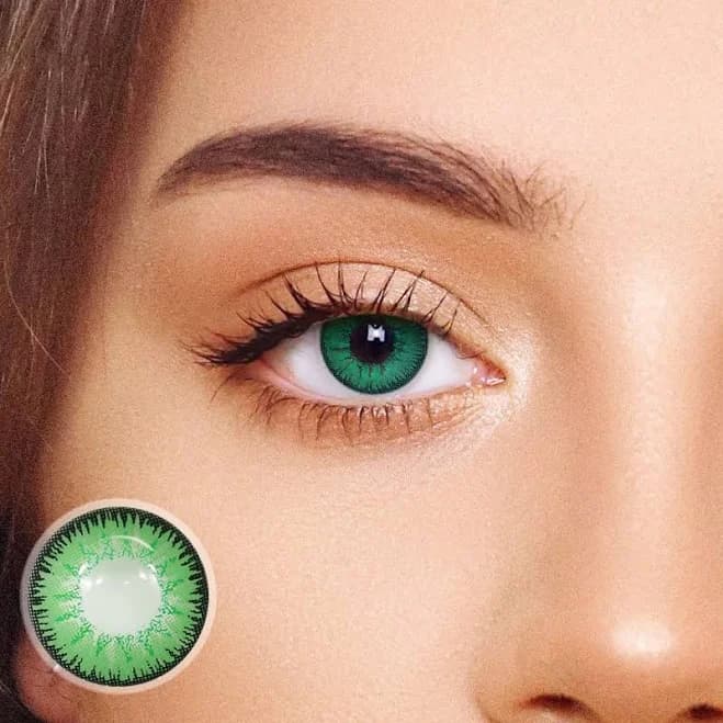 TTDeye Mystery Green Yearly Disposable Contacts