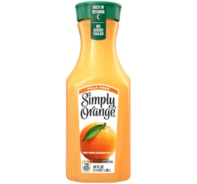 Simply Orange Pulp Free Orange Juice 46 fl.oz