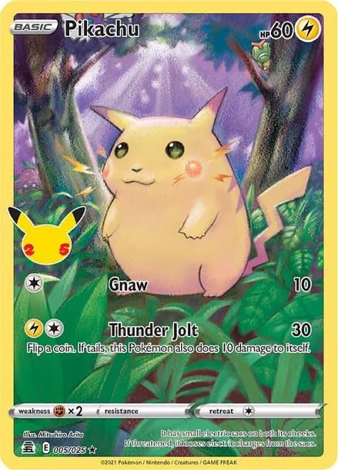 Ozzie Collectables Pikachu Celebrations Holo
