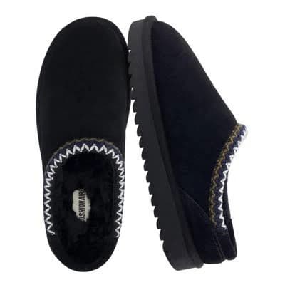 Cushionaire Women's Keto Slip-On Suede Mule Slippers