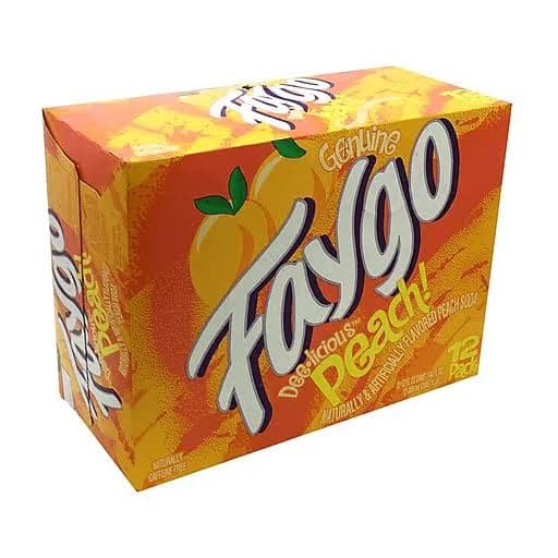 Faygo Peach Soda Pop