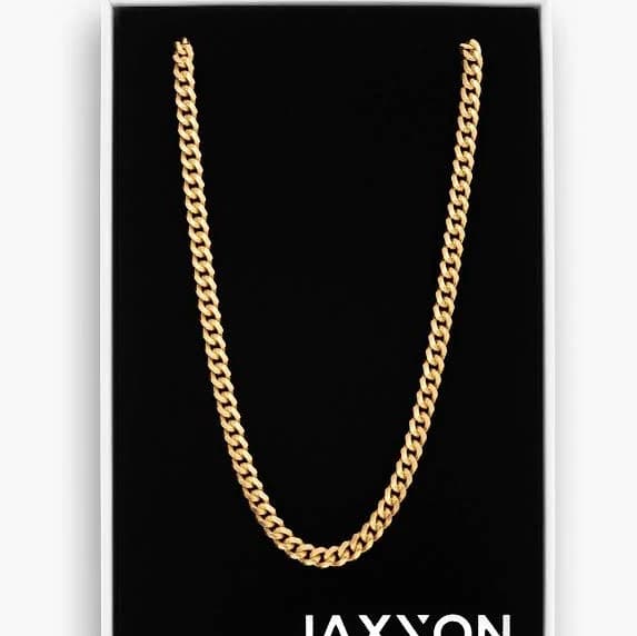 JAXXON Cuban Link 5mm Gold Men's Chain