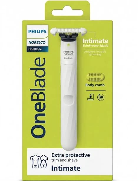 Philips Norelco Oneblade Intimate Electric Trimmer Shaver Skin
