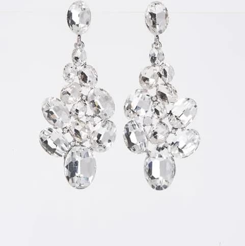 Eliana Crystal Cluster Earrings