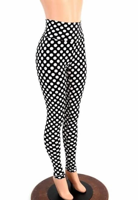 Coquetry Clothing High Waist Polka Dot Pinup Leggings