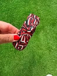 Headband black and red geometric flash deal!