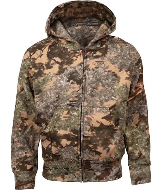 King's Camo Girls' Classic Full-Zip Hoodie