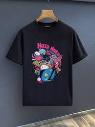 Hello Horalp Retro Tech Tee 220g Heavyweight, 100% Cotton For Retro Tech Lovers | SHEIN USA