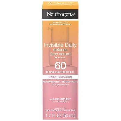 Neutrogena Invisible Daily Defense Face Serum SPF 60+