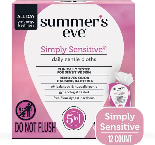 Summer's Eve Cleansing Cloths Sensitive
