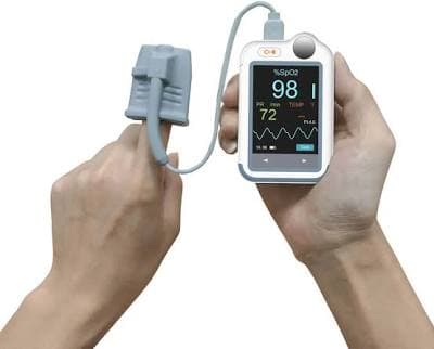 Touchscreen ECG Monitor with Oximeter