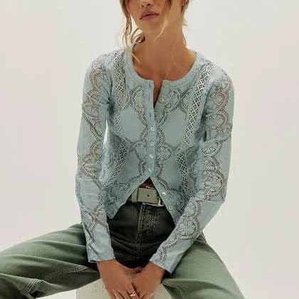 Free People Women's Jae Knit Long Sleeve