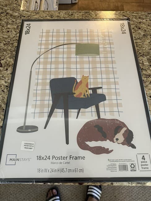 Mainstays Basic Poster Frame Set of 2