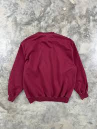 Carhartt W.I.P x PACCBET Burgundy Red Embroidered Sweatshirt Medium M | eBay