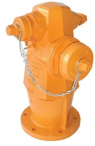 Clow 865 Fire Hydrant, 2 1/2" x 4", Yellow - 2065-6H