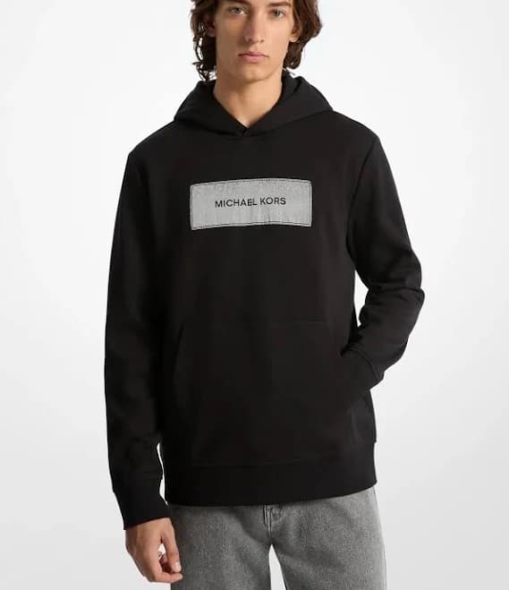 Michael Kors Men's Logo Cotton-Blend Hoodie