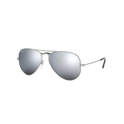 Rayban Aviator Silver with Dark Grey Lenses