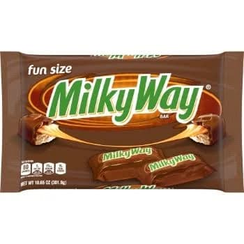 MilkyWay Milky Way Fun Size Milk Chocolate Candy Bars, 10.65 oz