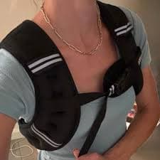 HOMLUX 10lbs Unisex Weighted Vest Fitness Gift for Men Women Strength Training Running Workout Equipment, Black : Target