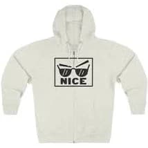 Cool Sunglasses Unisex Zip Hoodie - Streetwear Jacket, Gift for Friends, Casual Outfit, Winter Wear, Men's & Women's Fashion - 2XL / Oatmeal Heather