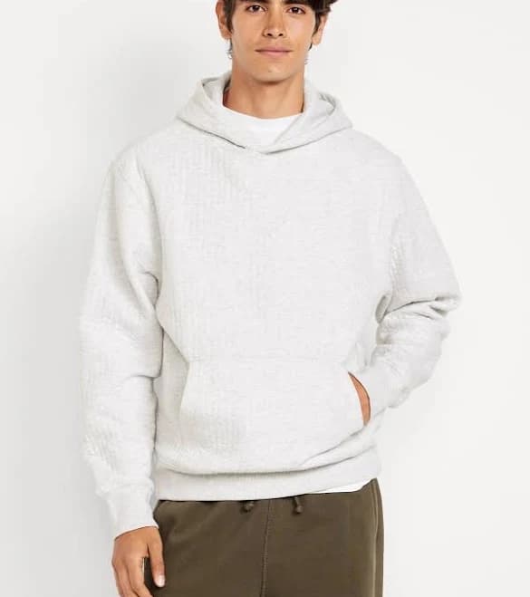 Old Navy Men's Essential Quilted Fleece Hoodie