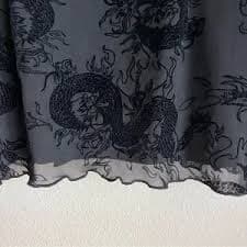 H&M | Dresses | Hm Black Dragon Print Bodycon Dress Little Black Dress | Poshmark