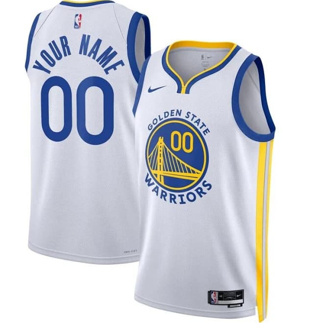 Nike Men's Golden State Warriors 2019/20 Custom Swingman Jersey - Association Edition