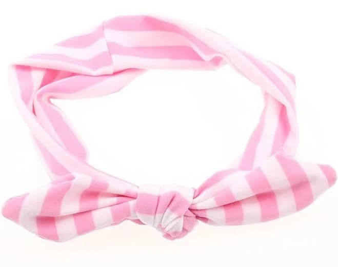 Stripe Bow Headband