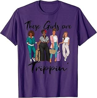 Girls Trip These Girls Are Trippin' Black Women Group T-Shirt