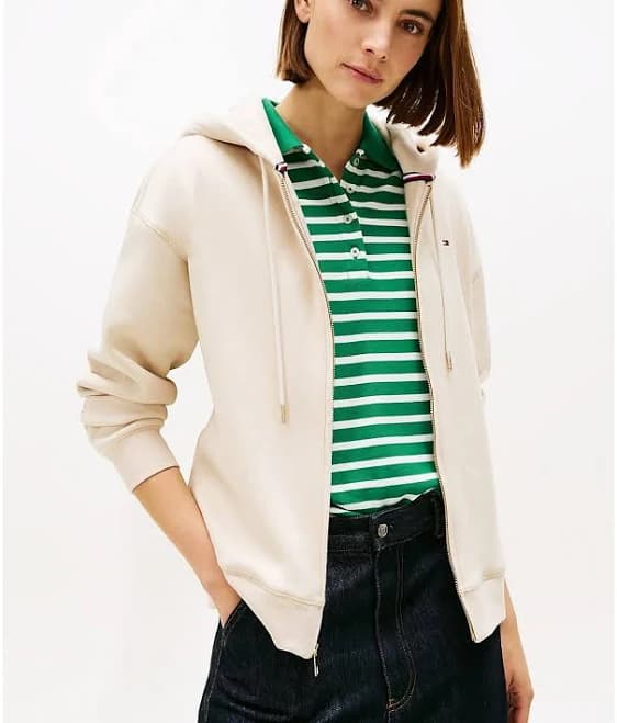 Tommy Hilfiger Women's Relaxed Fit Zip Hoodie