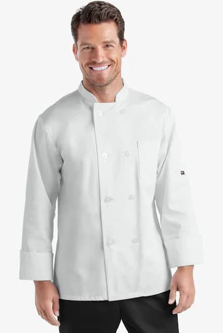 On The Line Men's 2-Pocket Reversible Chef Coat