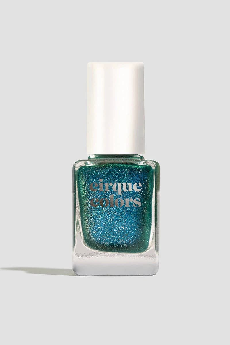 Cirque Colors Dark Green Shimmergraphic Nail Polish