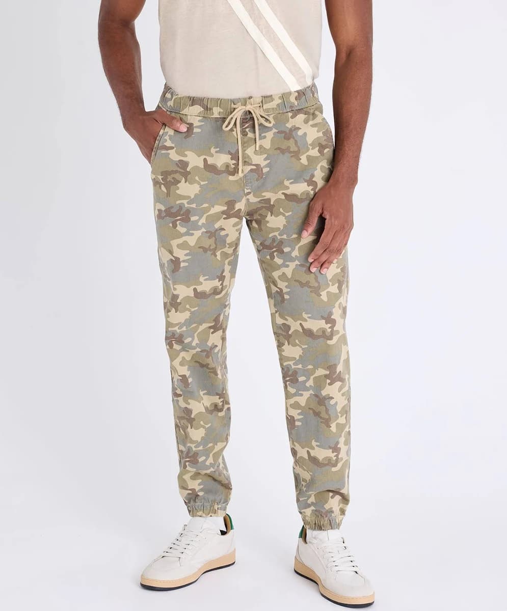 U.S. Polo Assn. Men's Camo Print Stretch Twill Jogger