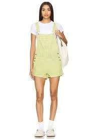Free People WE THE FREE ZIGGY 短连衣裤– Summy Lime | REVOLVE