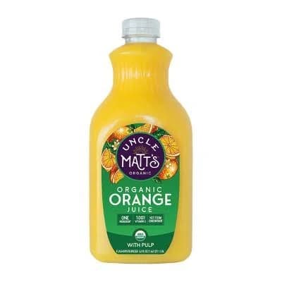 Uncle Matt's Organic Orange Juice with Pulp