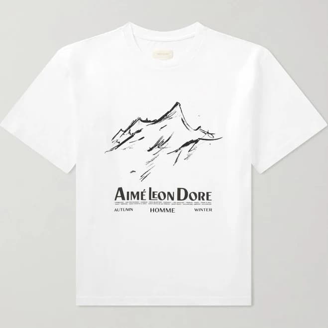 Aimé Leon Dore Men's Printed Cotton T-Shirt