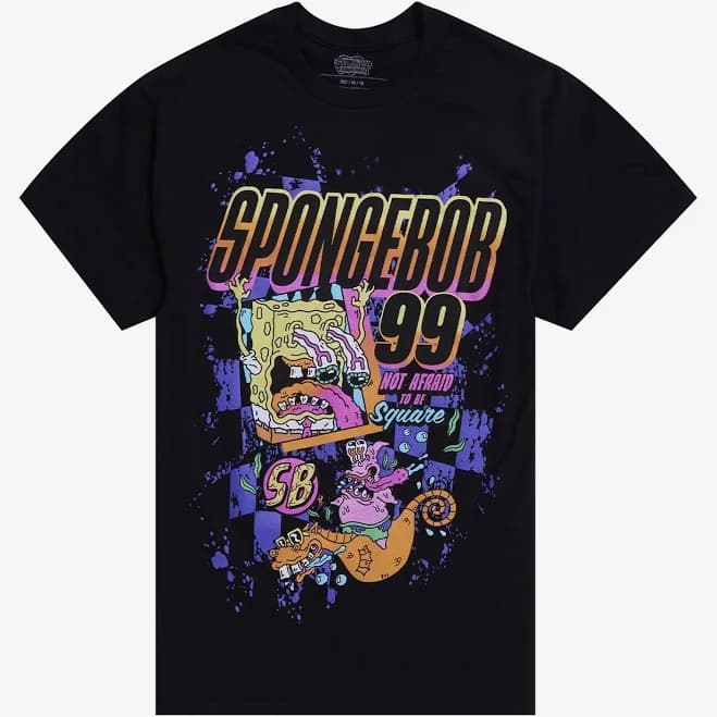 Spongebob SquarePants Trip Graphic T-Shirt