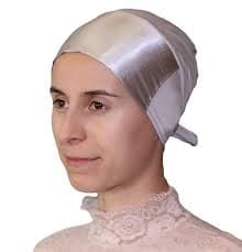 Firdevs Satin Hijab Bonnet Underscarf Silver