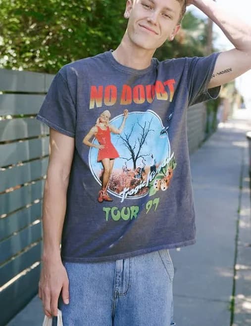 No Doubt 1997 Tour Men's Cotton Graphic Tee