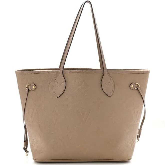 Louis Vuitton Monogram Giant Empreinte Neverfull MM Tote Bag
